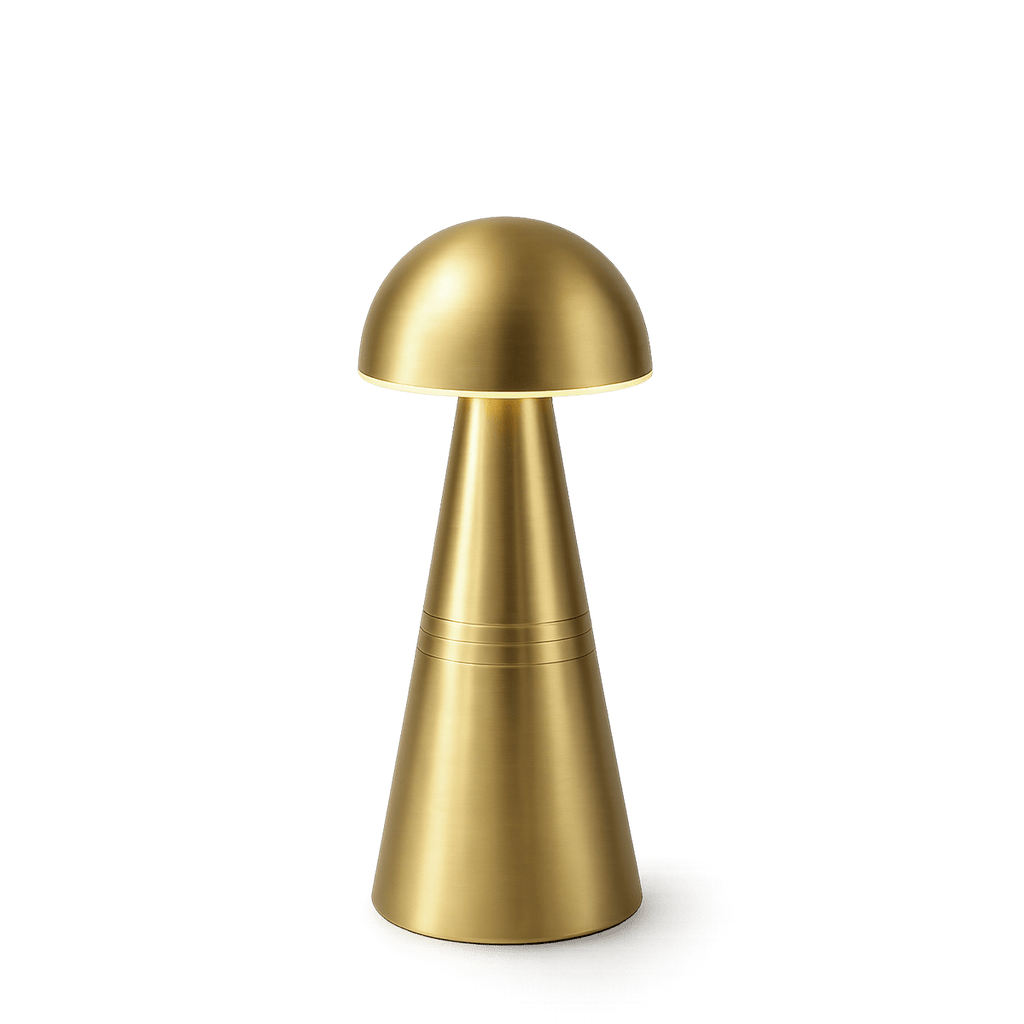Charm Dome Cordless Rechargeable Table Lamp - Brass - Image 9