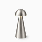 Charm Dome Cordless Rechargeable Table Lamp - Nickel - Image 2