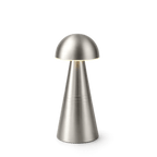 Charm Dome Cordless Rechargeable Table Lamp - Nickel - Image 6