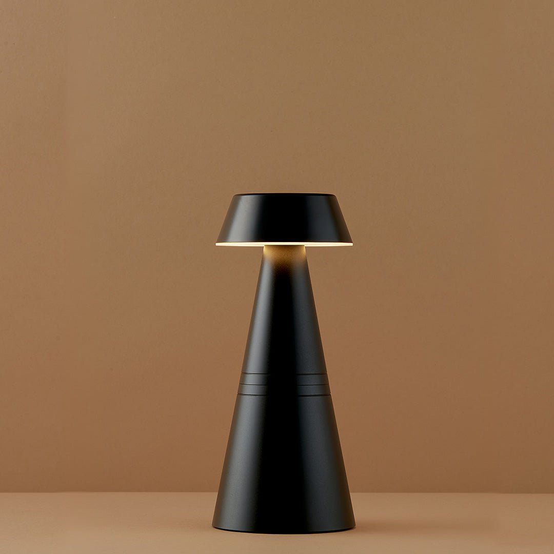 Charm Empire Cordless Rechargeable Table Lamp - Black - Image 3