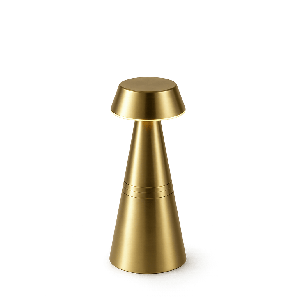 Charm Empire Cordless Rechargeable Table Lamp - Brass - Image 4