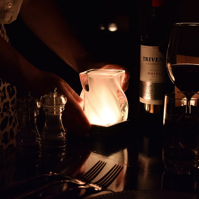Curve Cordless Rechargeable Table Lamp - Glass - Image 4