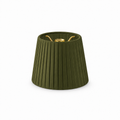 Shade Silk Pleated - Green 12cm [D] Replacement Shade - Image 1