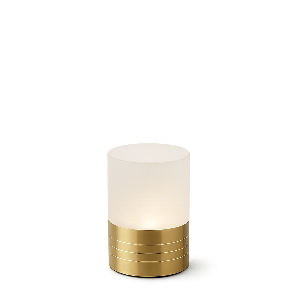 Halo Cordless Rechargeable Table Lamp - Brass - Image 1