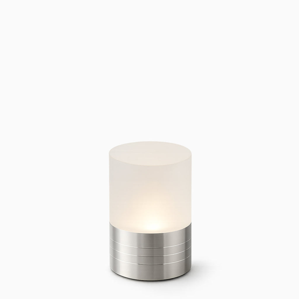 Halo Cordless Rechargeable Table Lamp - Nickel - Image 2