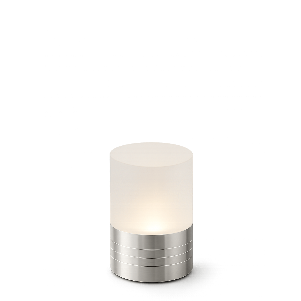 Halo Cordless Rechargeable Table Lamp - Nickel - Image 1