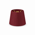 Shade Silk Pleated - Red 12cm [D] Replacement Shade - Image 1