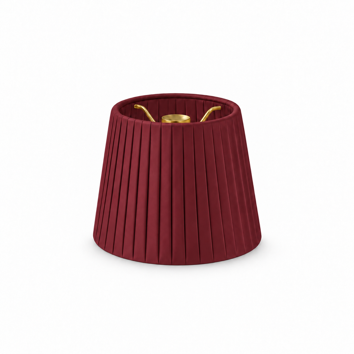 Shade Silk Pleated - Red 12cm [D] Replacement Shade - Image 1