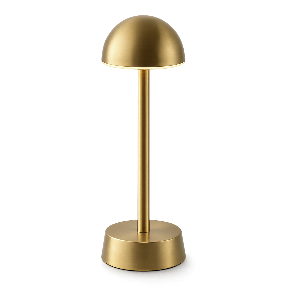 Sofia Dome Cordless Rechargeable Table Lamp - Brass - Image 6