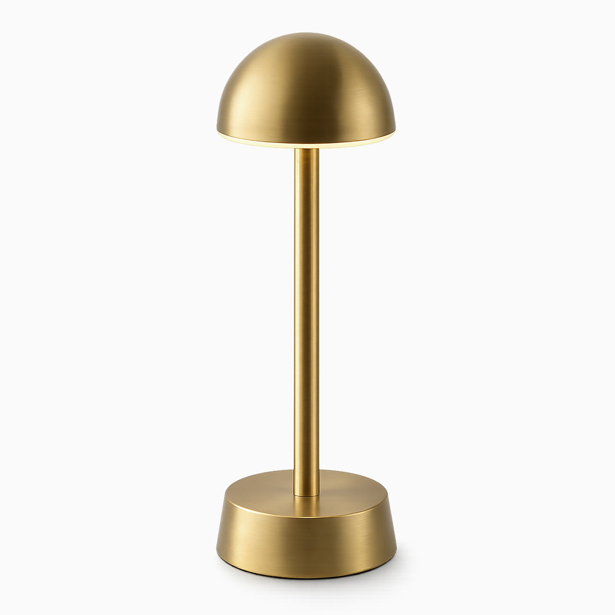Sofia Dome Cordless Rechargeable Table Lamp - Brass - Image 2