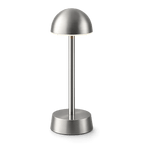 Sofia Dome Cordless Rechargeable Table Lamp - Nickel - Image 8