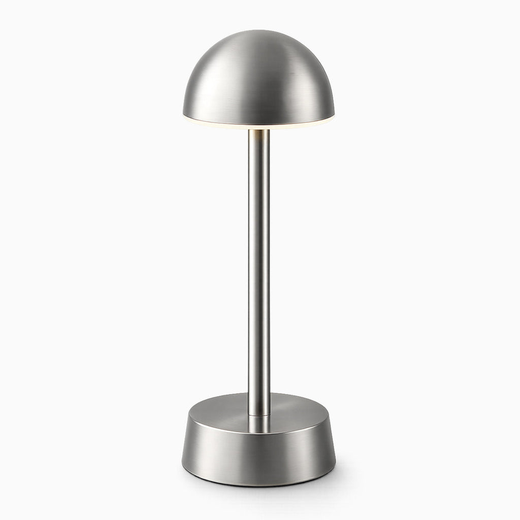 Sofia Dome Cordless Rechargeable Table Lamp - Nickel - Image 2