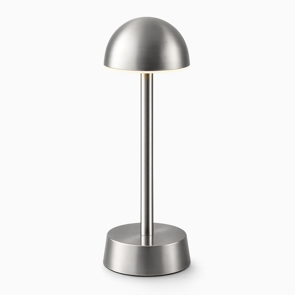 Sofia Dome Cordless Rechargeable Table Lamp - Nickel - Image 2