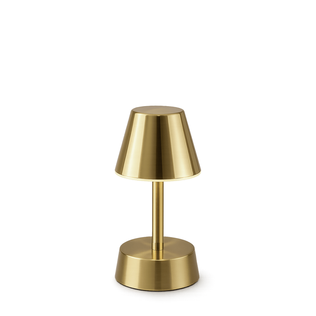 Sofia Empire Mini Cordless Rechargeable Table Lamp - Brass - Image 6