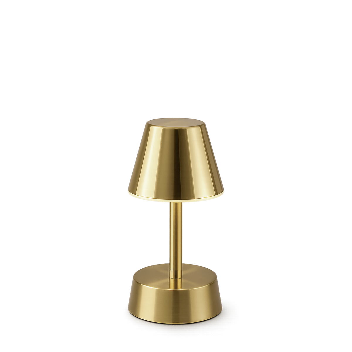 Sofia Empire Mini Cordless Rechargeable Table Lamp - Brass - Image 6