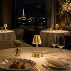 Sofia Empire Mini Cordless Rechargeable Table Lamp - Brass - Image 5