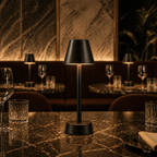 Sofia Empire Cordless Rechargeable Table Lamp - Black - Image 4