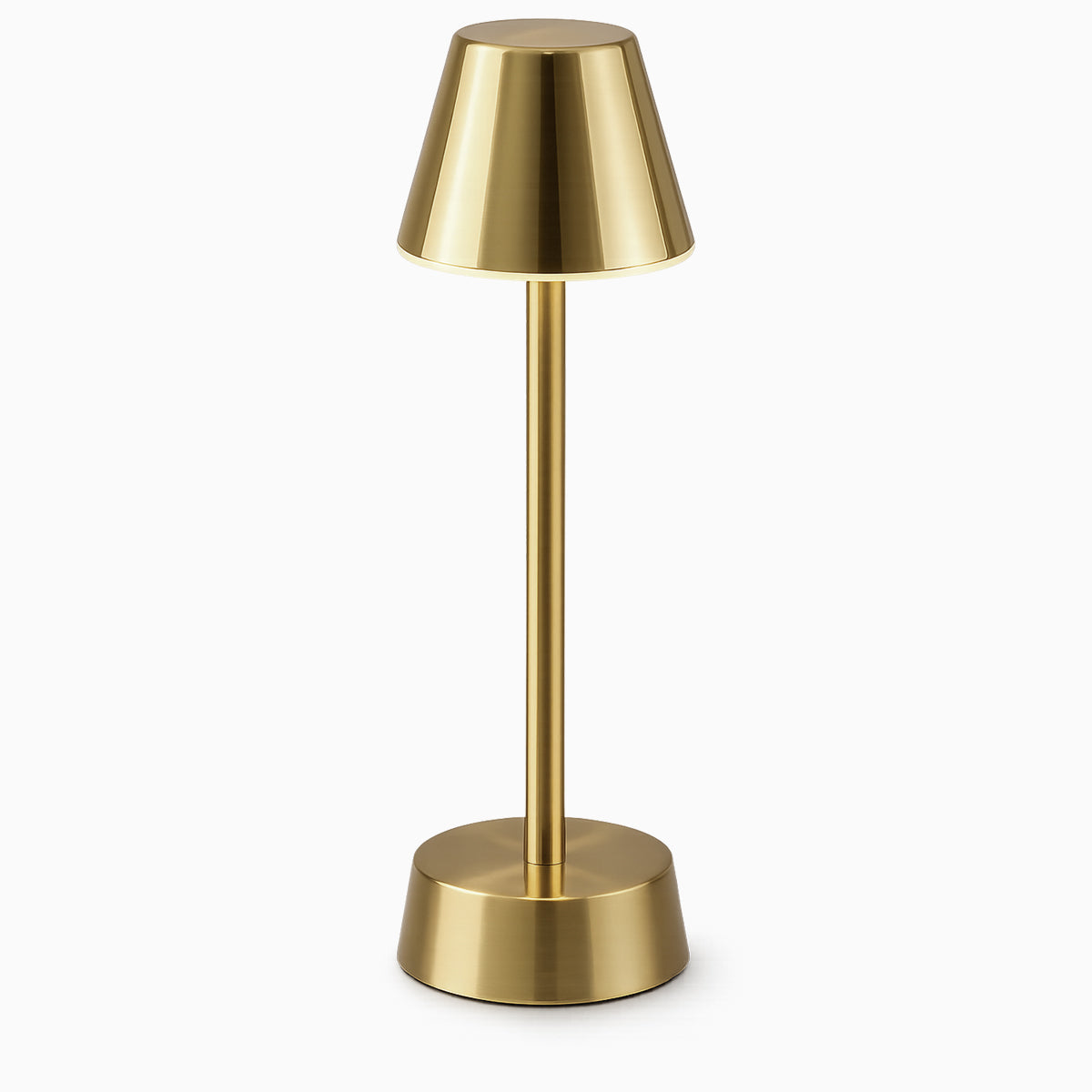 Sofia Empire Cordless Rechargeable Table Lamp - Brass - Image 2