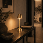 Sofia Empire Cordless Rechargeable Table Lamp - Brass - Image 3