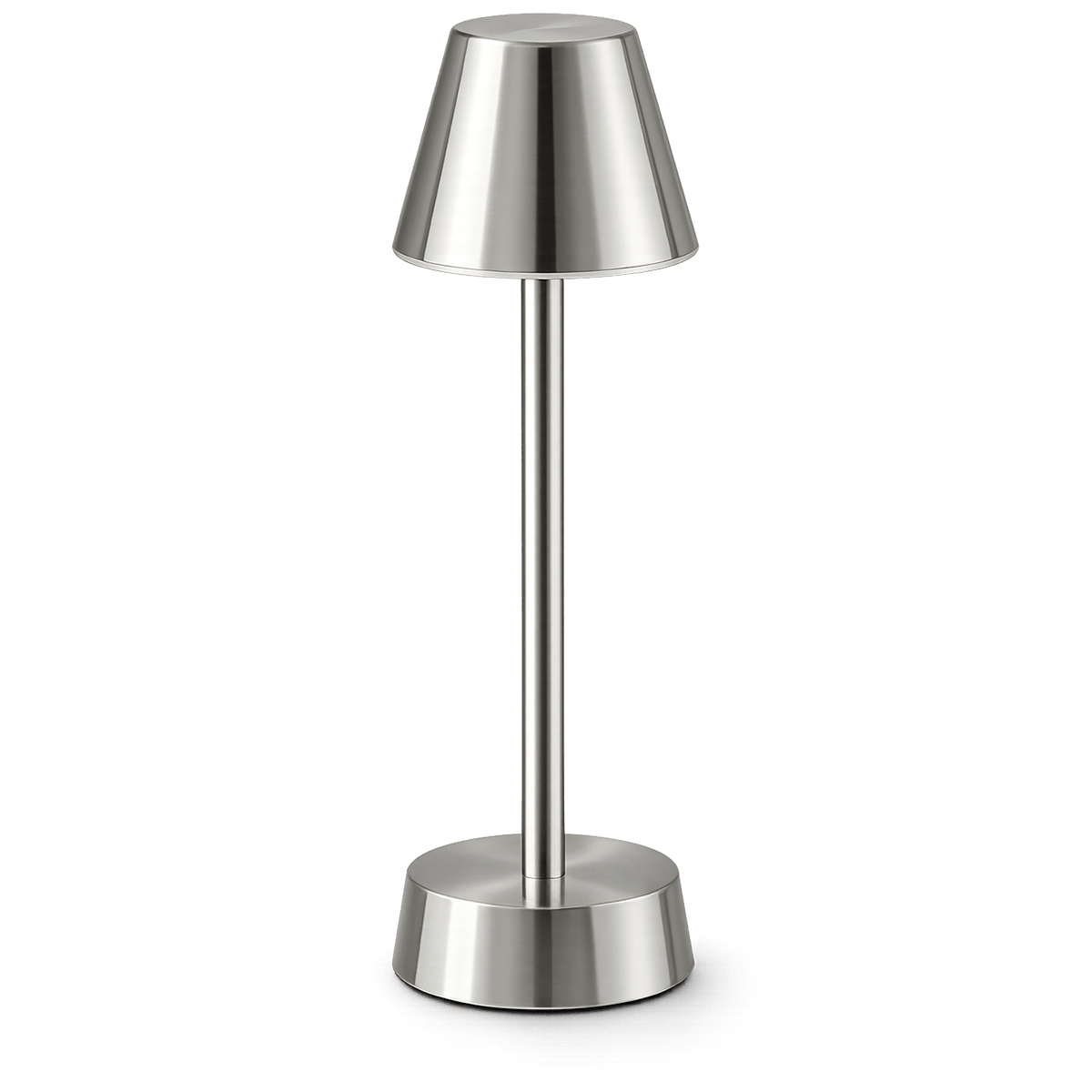 Sofia Empire Cordless Rechargeable Table Lamp - Nickel - Image 6