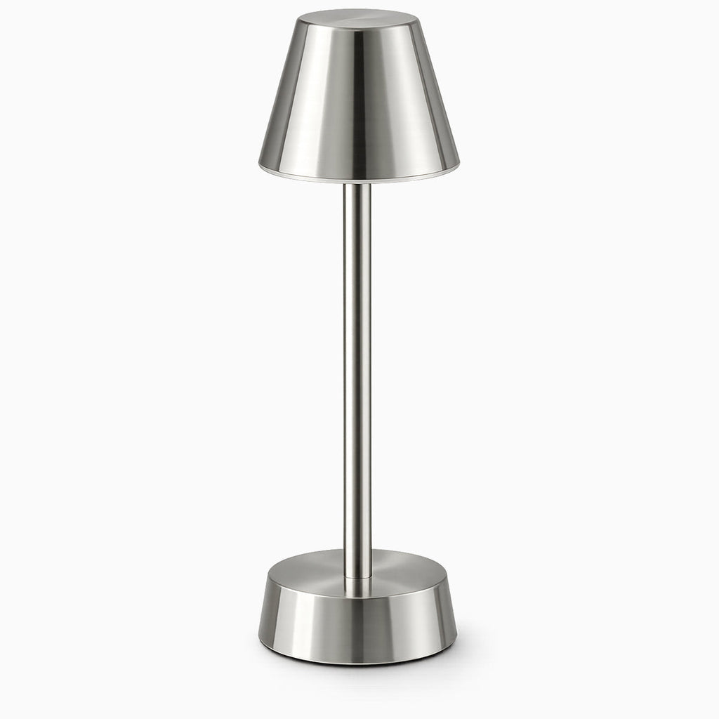 Sofia Empire Cordless Rechargeable Table Lamp - Nickel - Image 2
