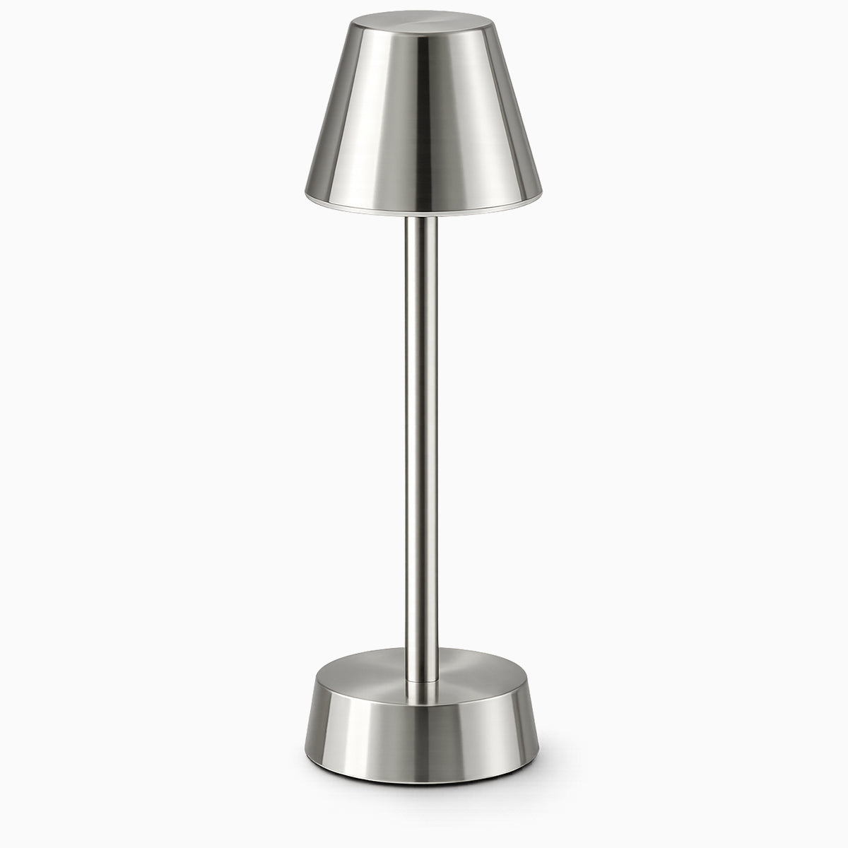 Sofia Empire Cordless Rechargeable Table Lamp - Nickel - Image 2