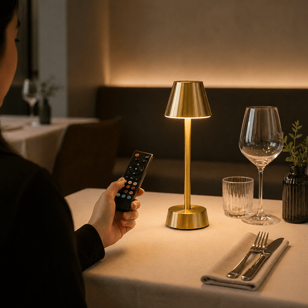Sofia Empire Cordless Rechargeable Table Lamp - Copper - Image 5