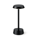 Sofia Flat Cordless Rechargeable Table Lamp - Black - Image 6