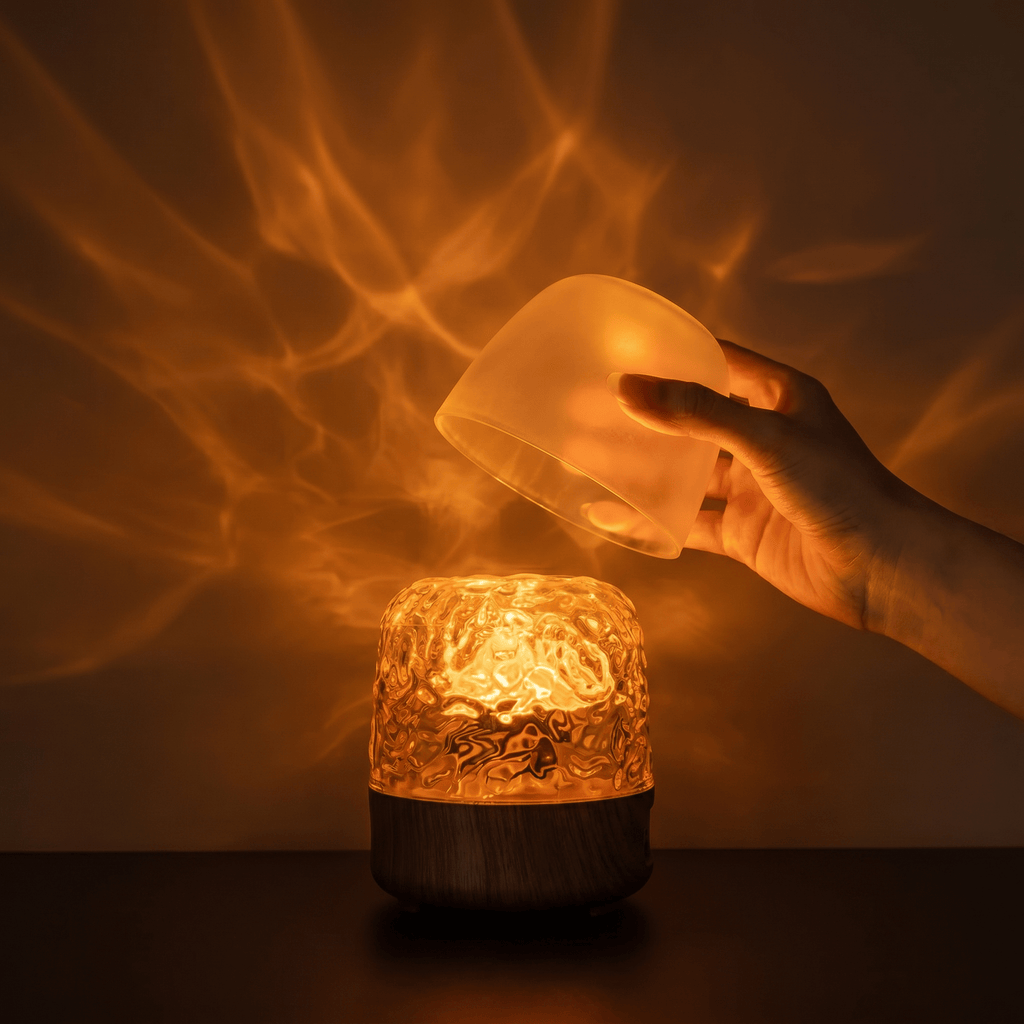 Ondine Water-Ripple Lamp with Bluetooth Speaker - Image 5